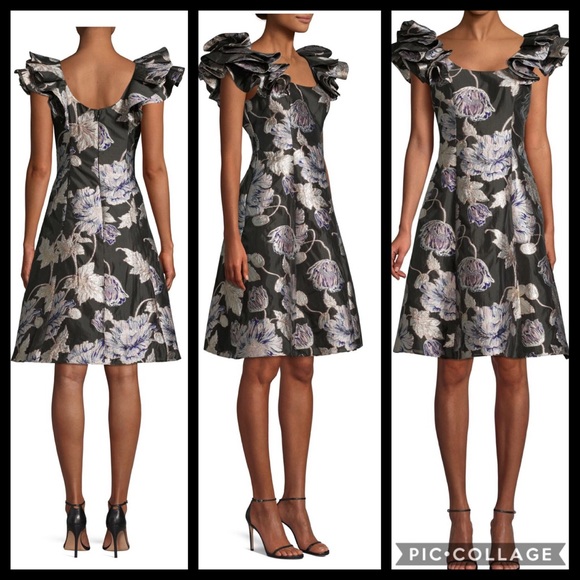 Aidanmatox cocktail print dress
